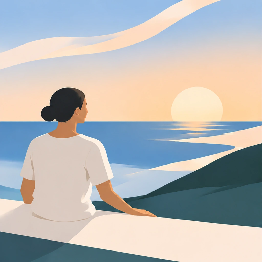 Illustrazione dedicata al benessere